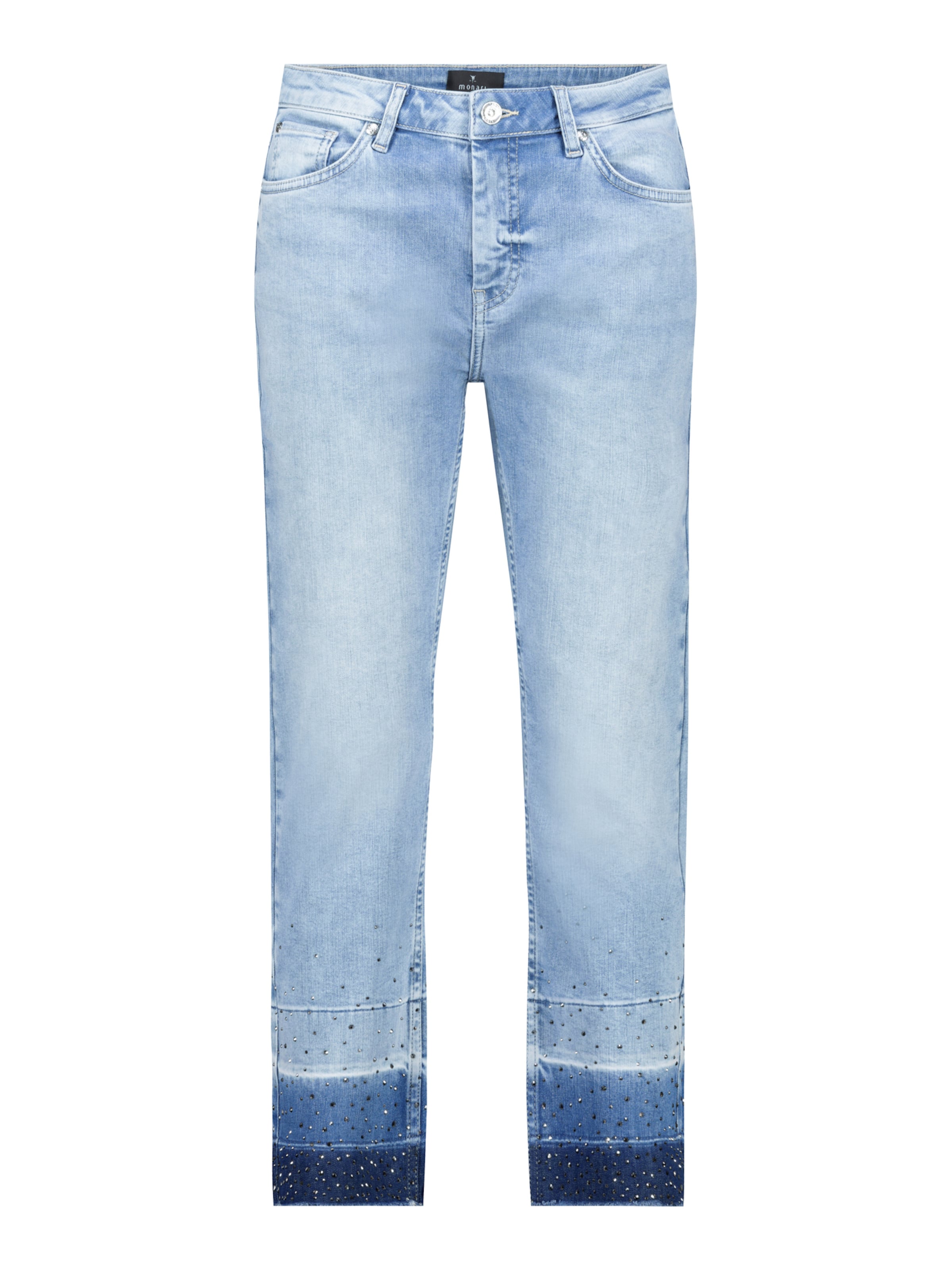 zils monari Piegulošs Džinsi: no priekšpuses