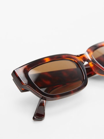 MANGO Okulary przeciwsłoneczne 'MAGALI' w kolorze brązowy