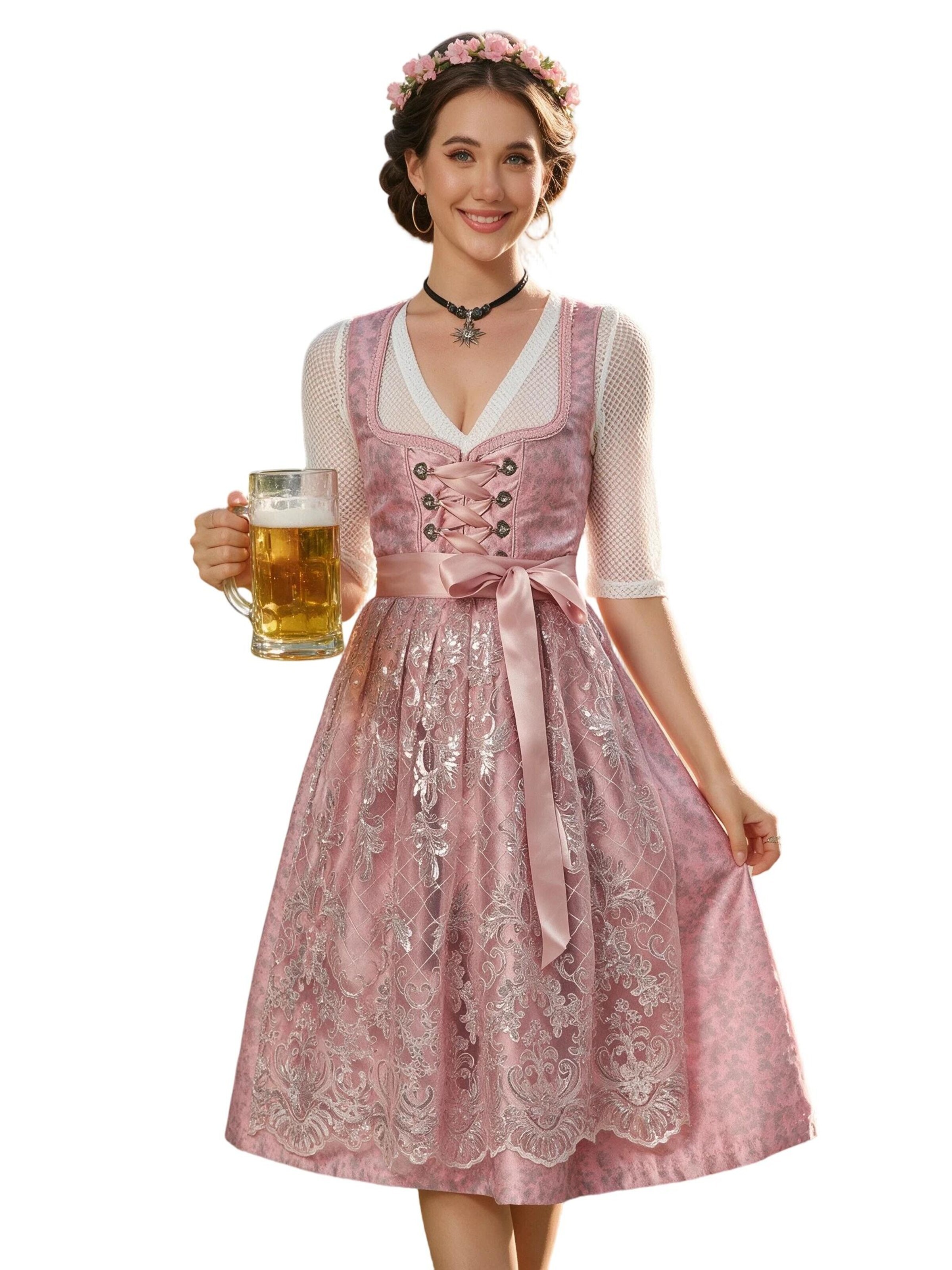 MODIURBAN Dirndl‌‌‌‌‌‌‌‌ in Pink