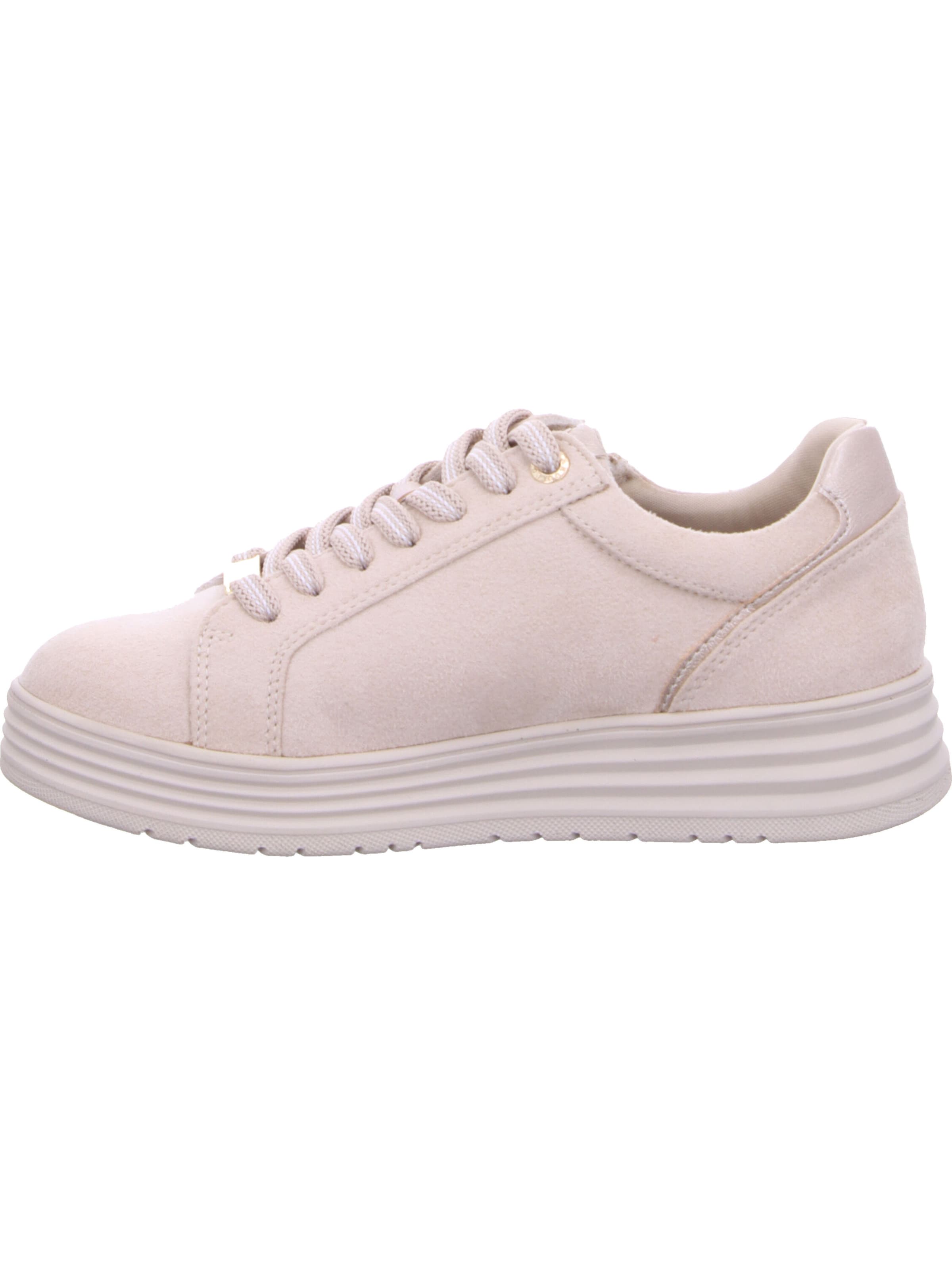 MARCO TOZZI Schnürschuhe in Beige