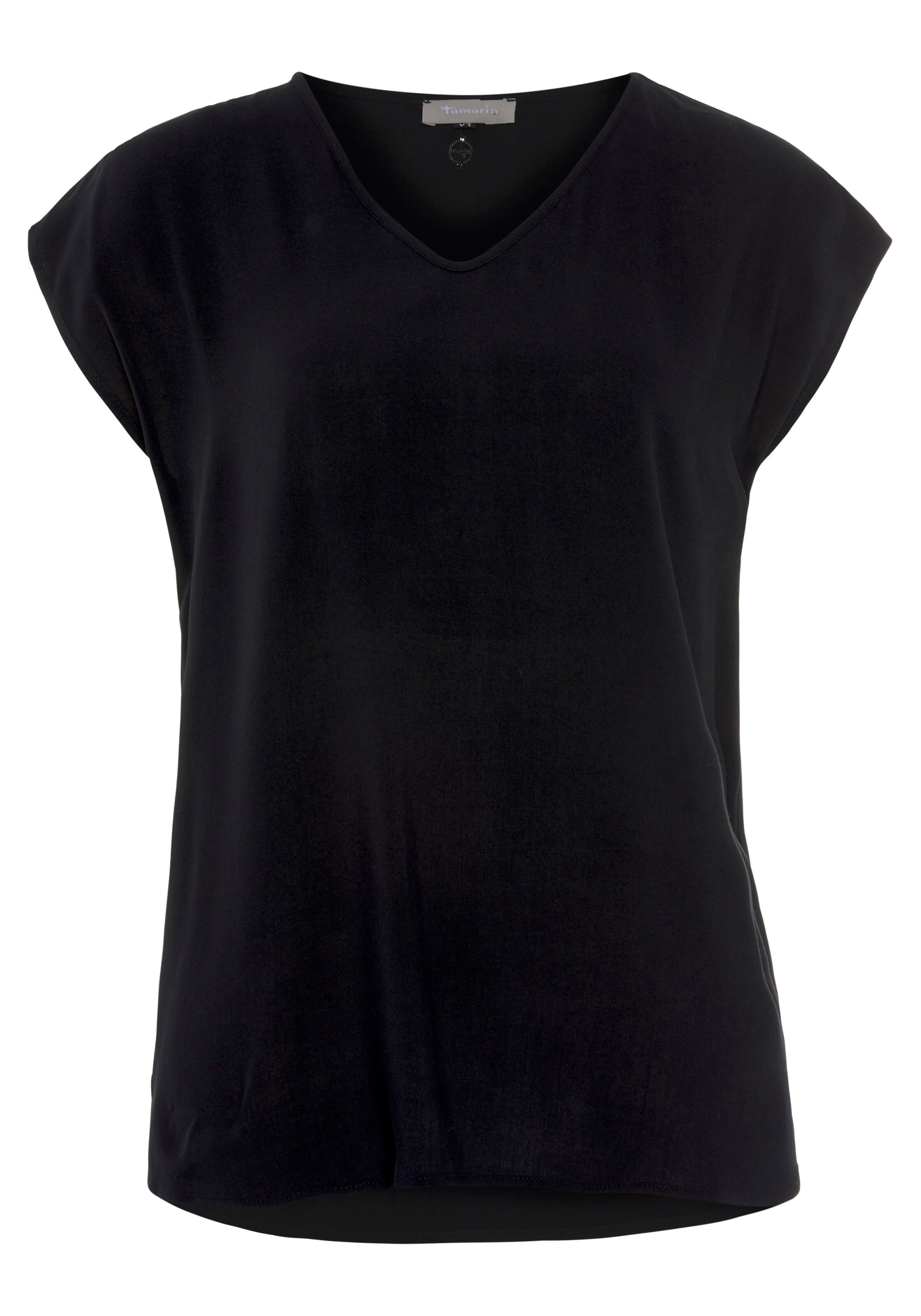 Tamaris Blouse in Black: front