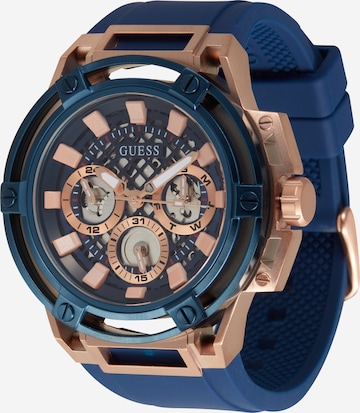 GUESS Analog watch in Blue: front