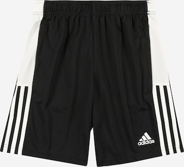 Regular Pantalon de sport 'Tiro Essentials' ADIDAS PERFORMANCE en noir : devant