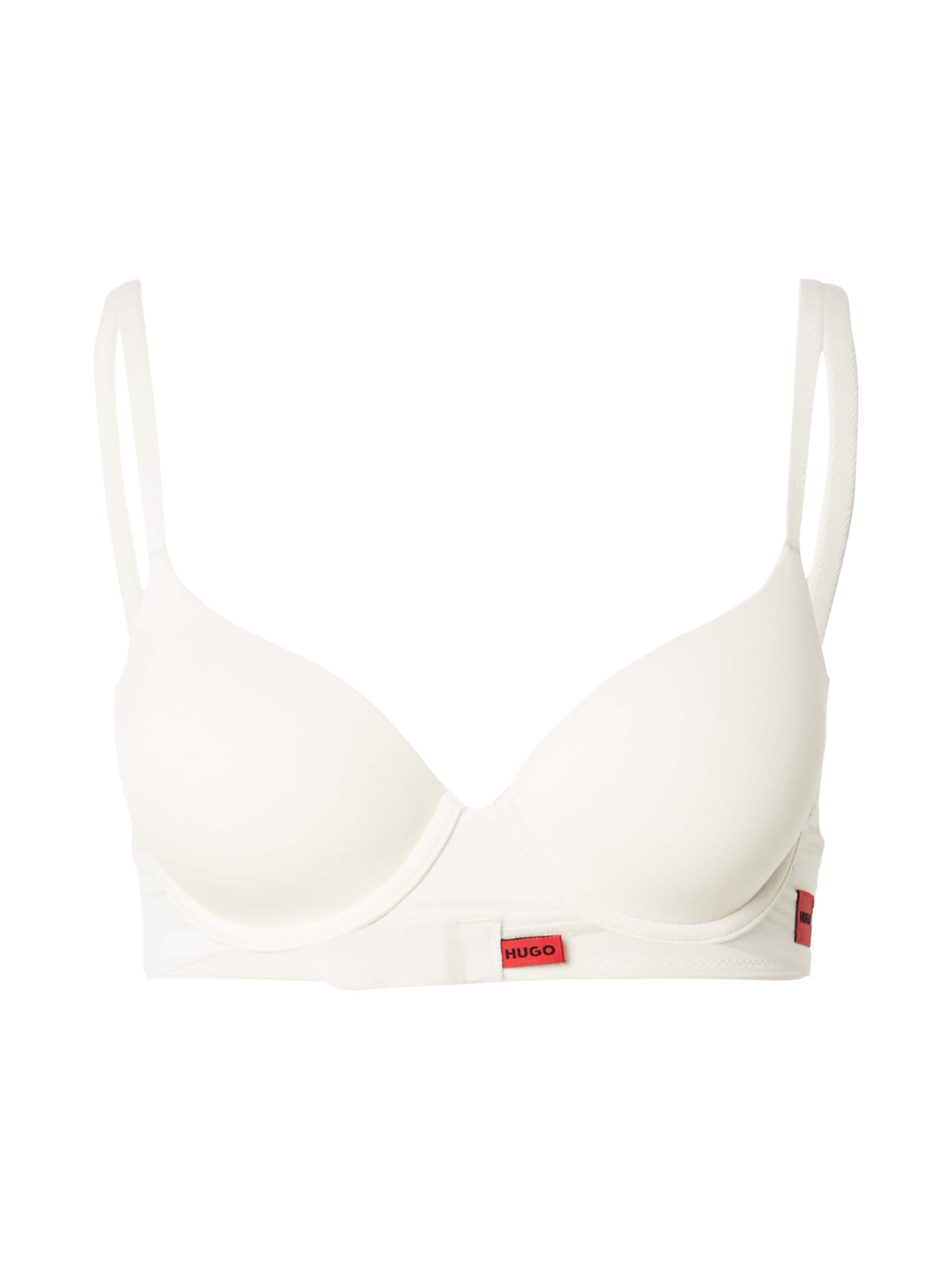 HUGO Бюстгальтер под футболку Бюстгальтер в Белый: спереди