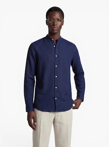 JACK & JONES Klasický střih Košile 'JWHSUMMER BAND' – modrá: přední strana