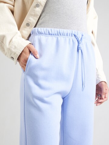 PIECES Tapered Trousers 'PCCHILLI' in Blue
