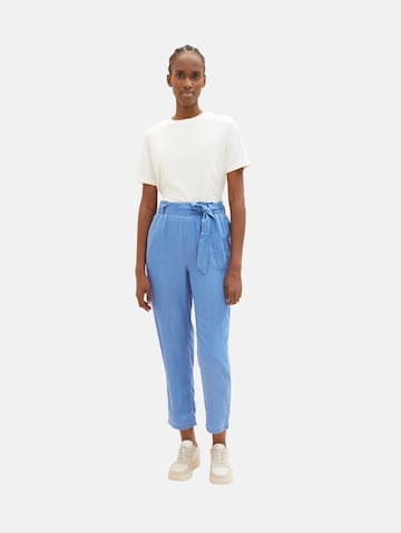 Coupe slim Pantalon TOM TAILOR DENIM en bleu