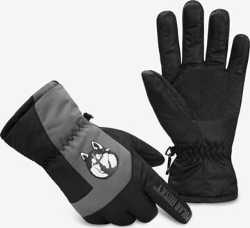 Polar Husky Athletic Gloves 'Jannu' in Grey