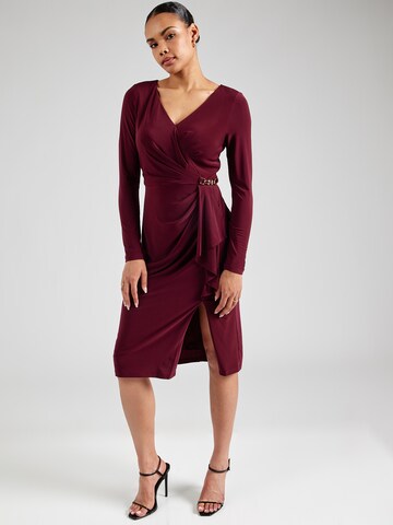 Adrianna Papell - Vestido em vermelho: frente