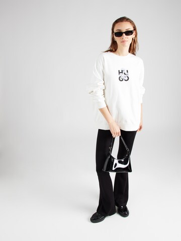Sweat-shirt 'Classic' HUGO en blanc