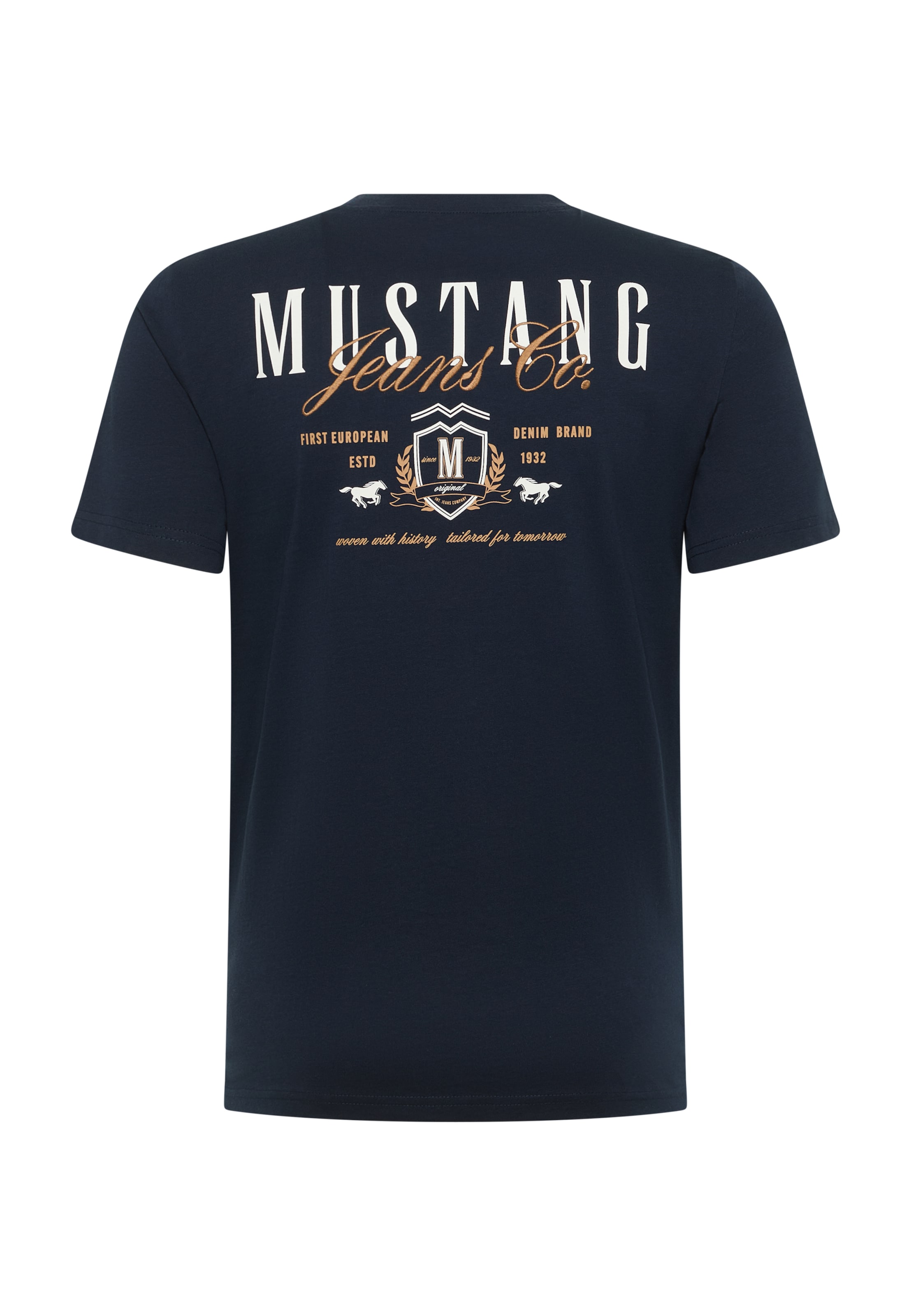 MUSTANG Μπλουζάκι 'Austin' σε μπλε