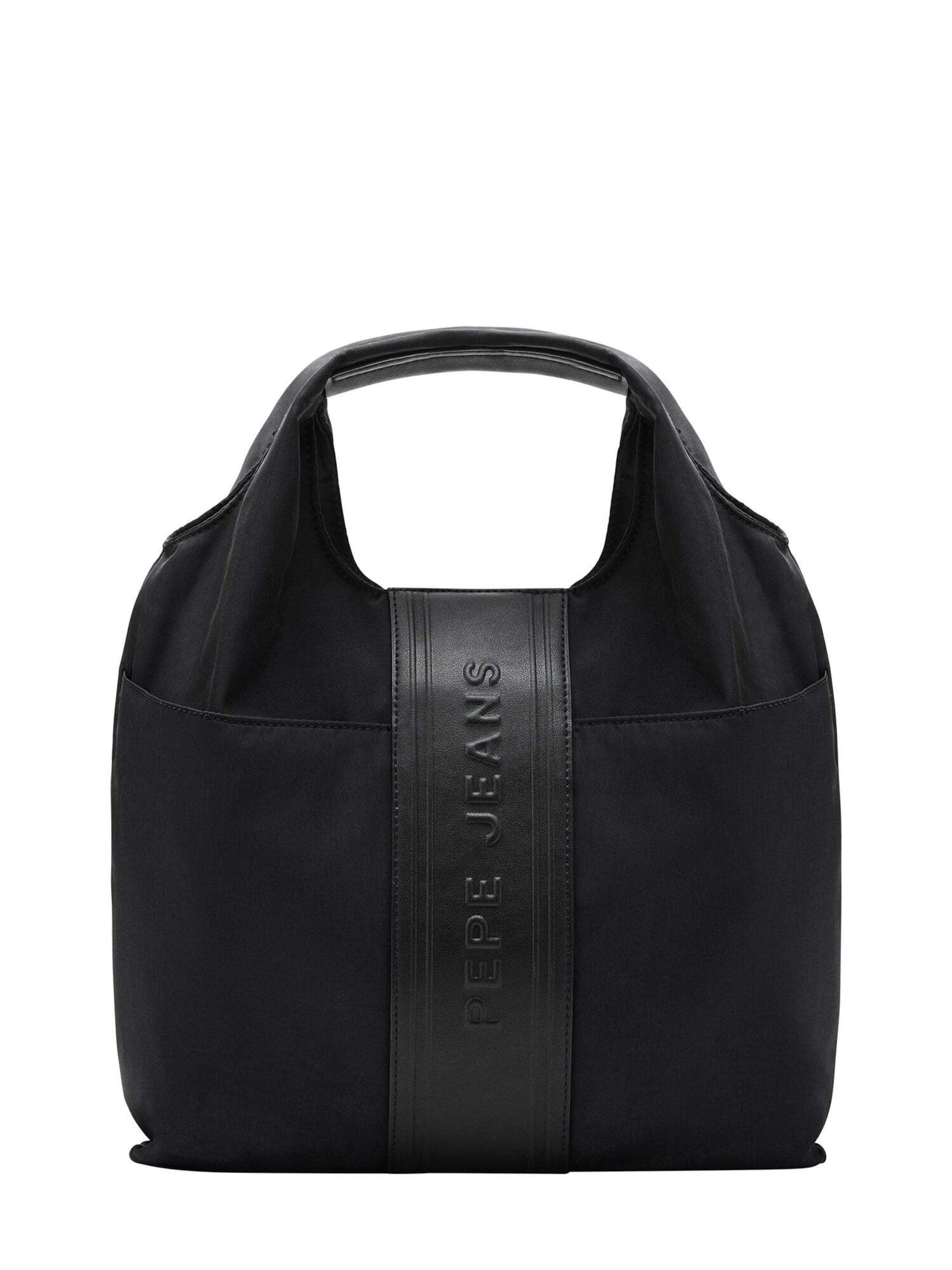 Pepe Jeans Handtasche 'Jett Wander' in Schwarz: Vorderseite