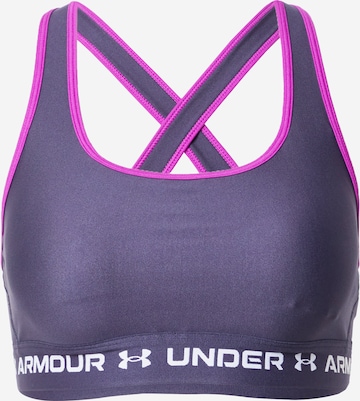 UNDER ARMOUR Sports Bra in Purple: front