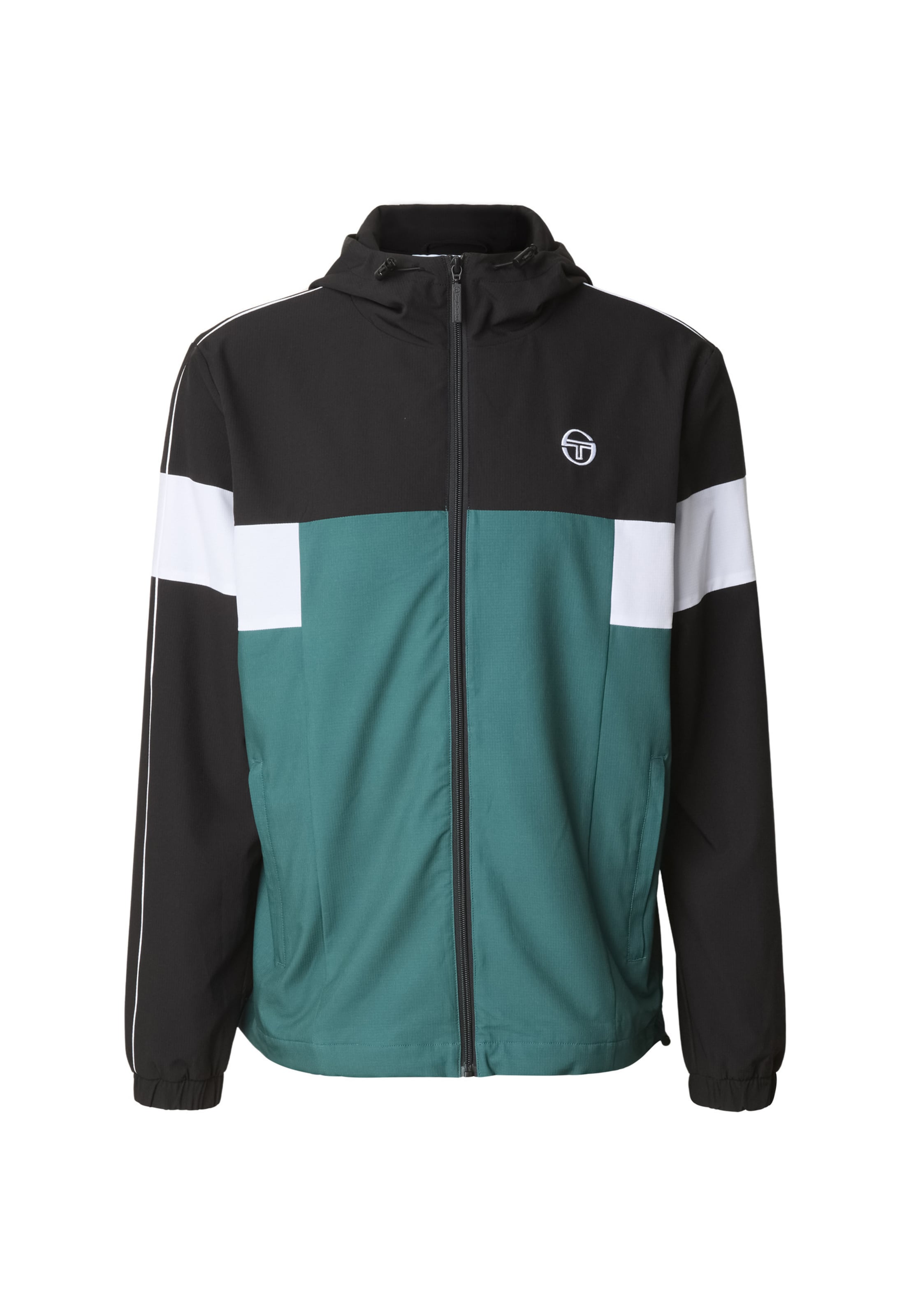 Giacca per l'allenamento di Sergio Tacchini in nero: frontale