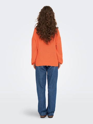 ONLY Pullover 'Bella' in Orange