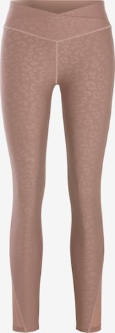 Leggings LASCANA ACTIVE en beige : devant