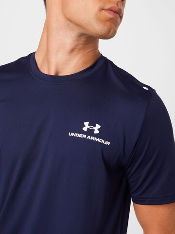 UNDER ARMOUR Performance Shirt 'Rush Energy' in Blue