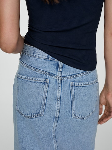 MANGO Skirt 'SOLEIL' in Blue