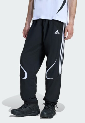 ADIDAS ORIGINALS Loosefit Broek in Zwart: voorkant