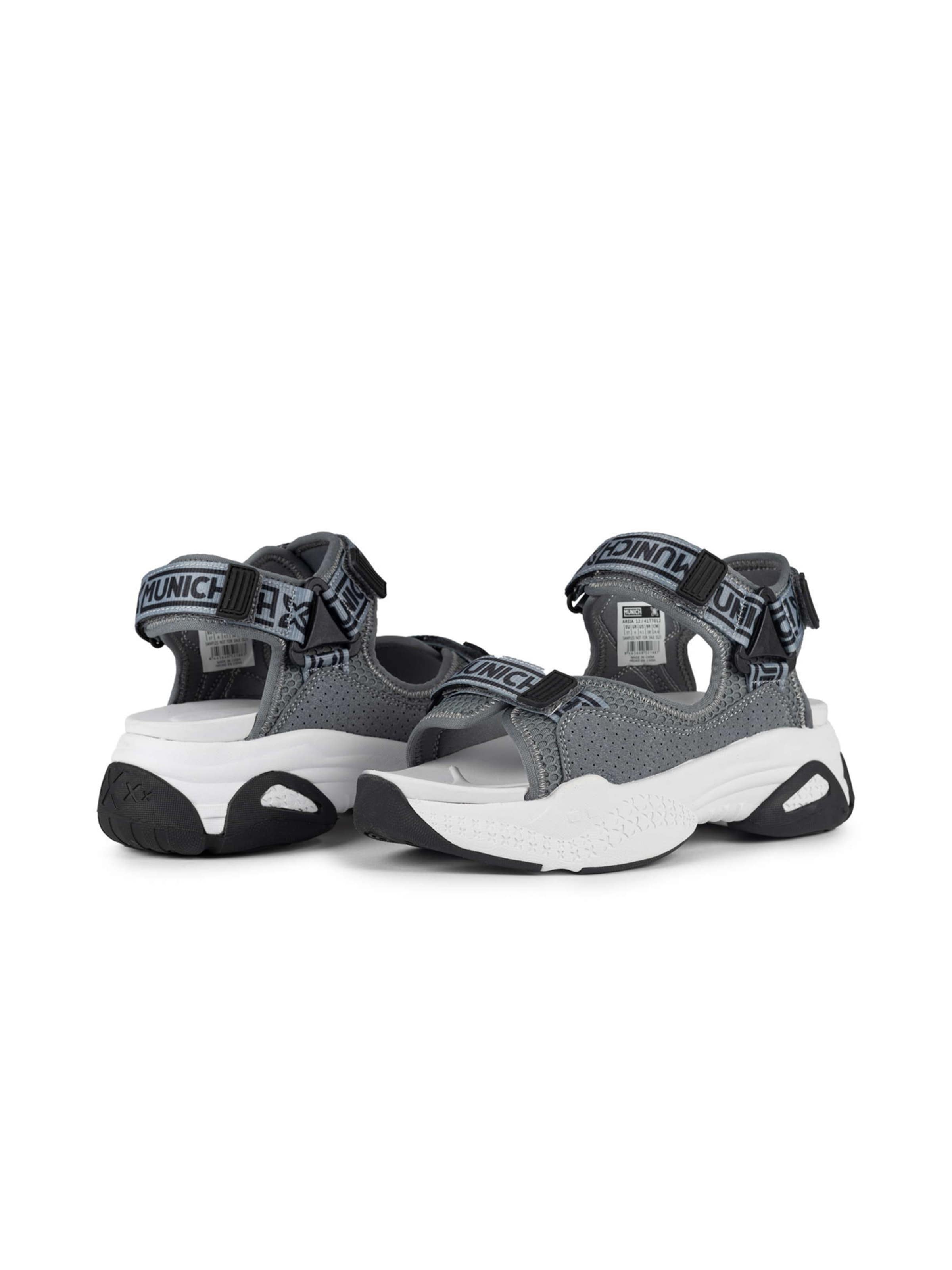 MUNICH Sandále 'Areia' - Sivá