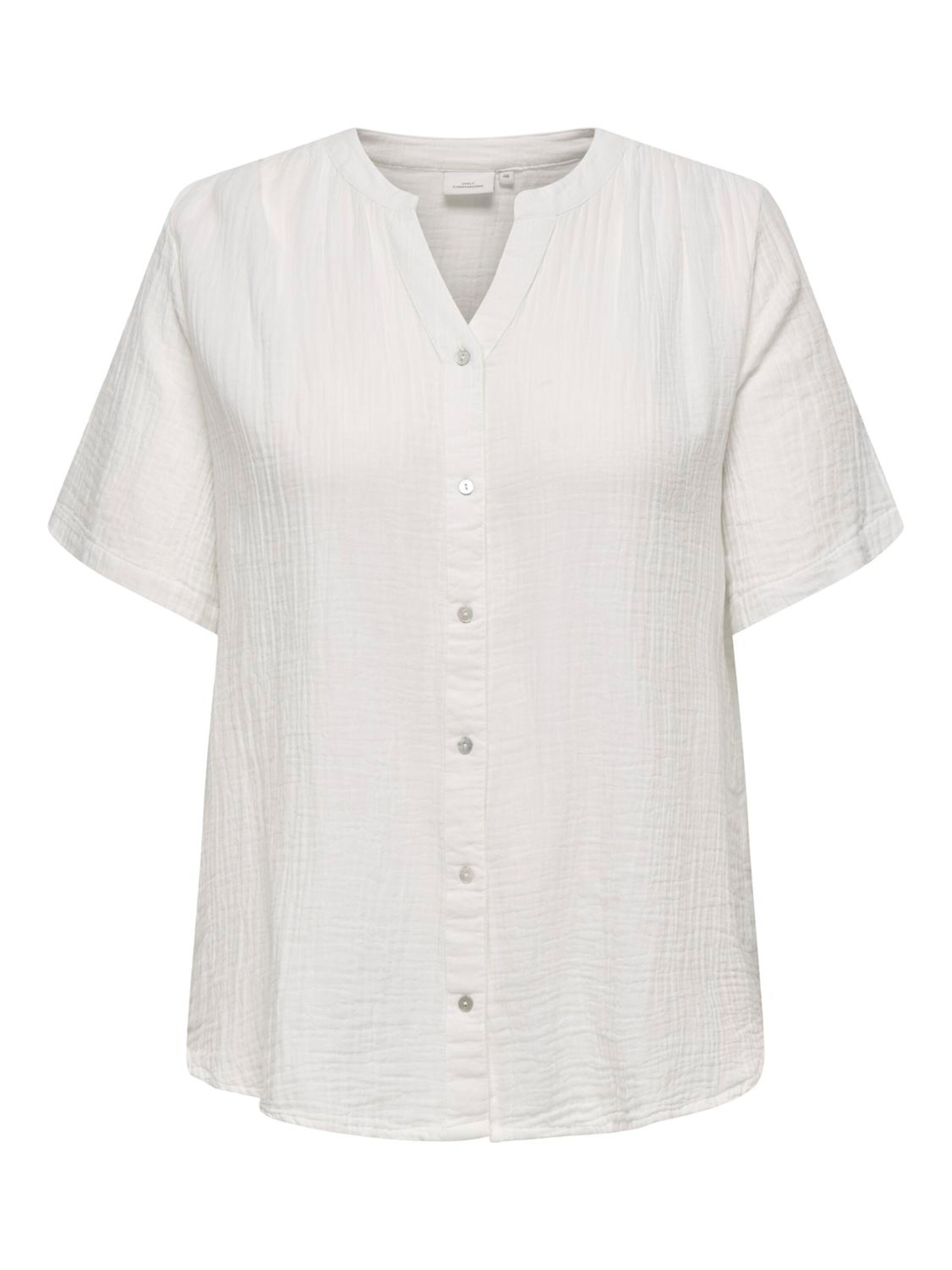 ONLY Carmakoma Bluse 'CARTHYRA' in Weiß: Vorderseite