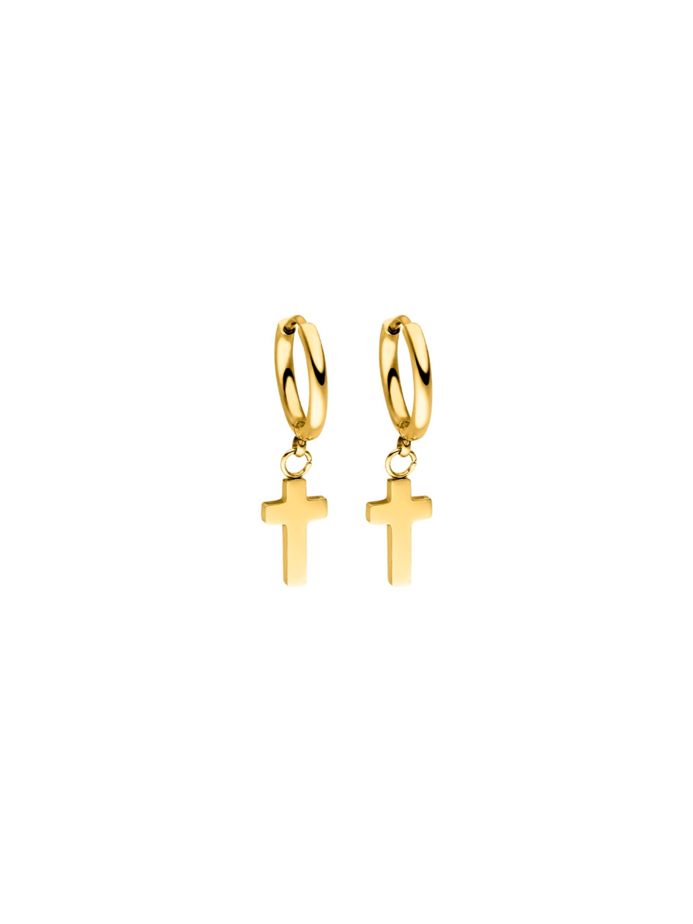 PURELEI - Pendientes en oro: frente