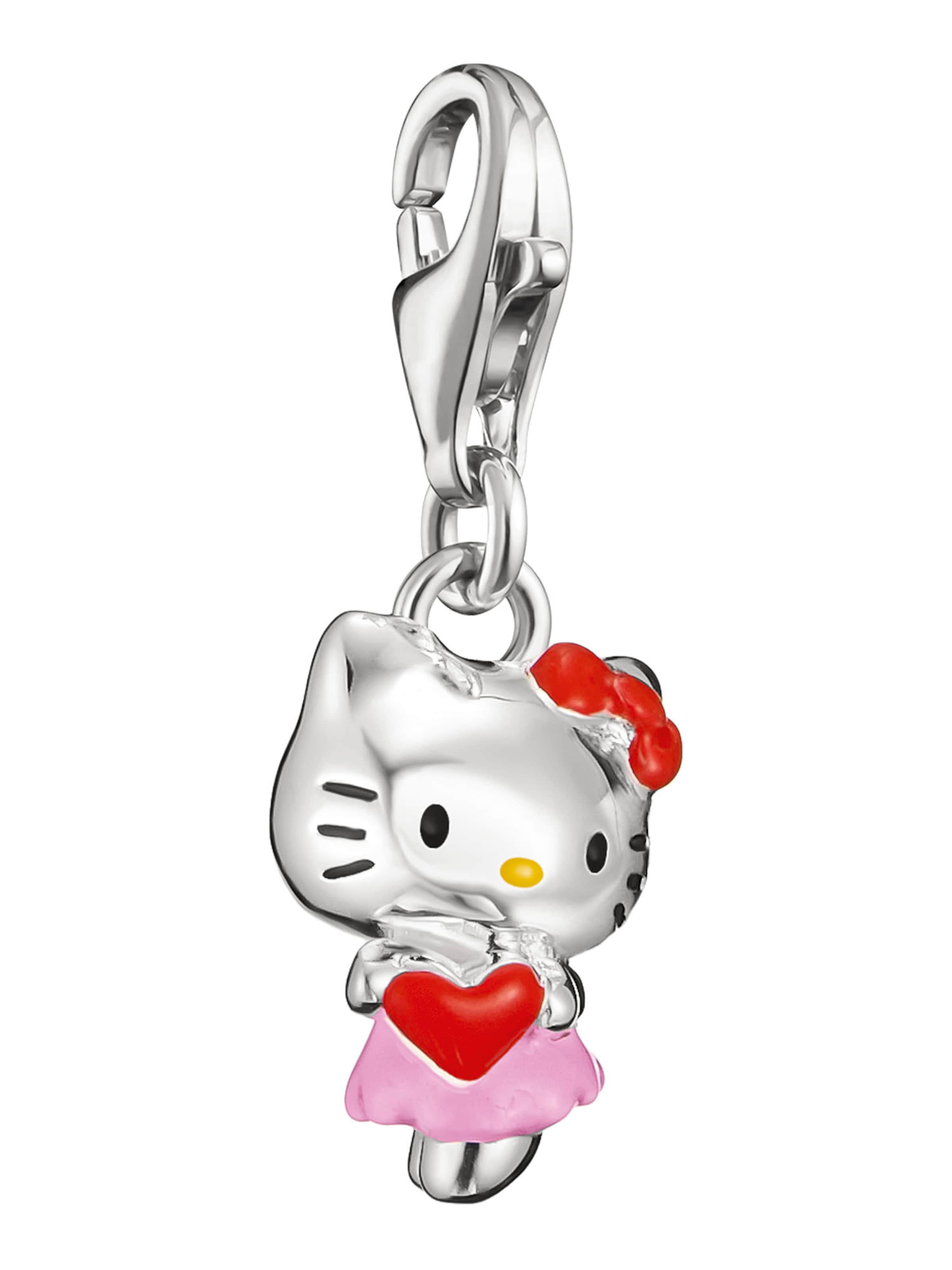 Thomas Sabo Hello Kitty Charm Herz – Original in Pink: Vorderseite