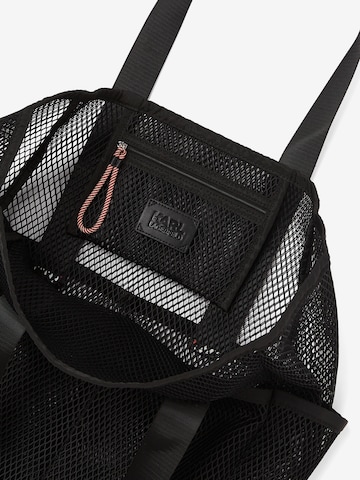 Karl Lagerfeld Плажна чанта в черно