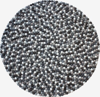 Wooldot Teppich in grau / anthrazit / basaltgrau / weiß, Produktansicht