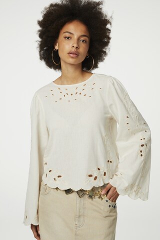 Chemisier Fabienne Chapot en beige : devant