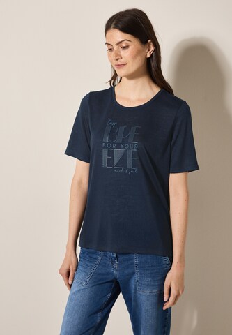 CECIL T-Shirt in Blau: Vorderseite