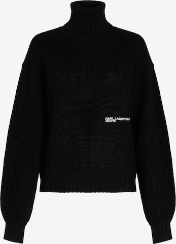 KARL LAGERFELD JEANS Sweter w kolorze czarny: przód