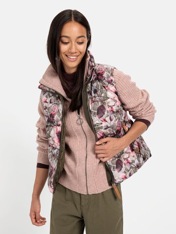 CAMEL ACTIVE Outdoor Weste im Relaxed Fit in Grau: Vorderseite