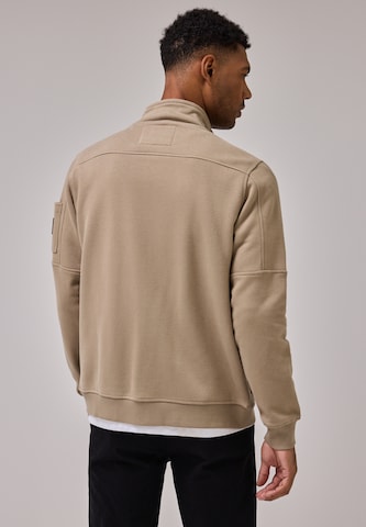 Street One MEN Sweatjacke in Beige