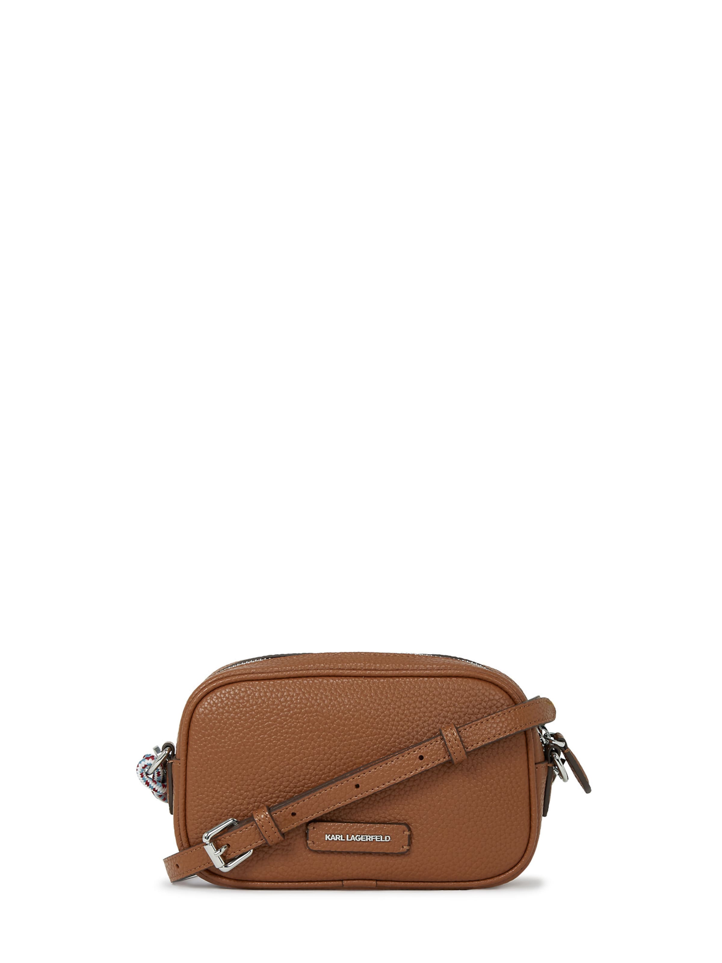 Karl Lagerfeld Сумка через плечо 'Ikon Pebble' в Коричневый