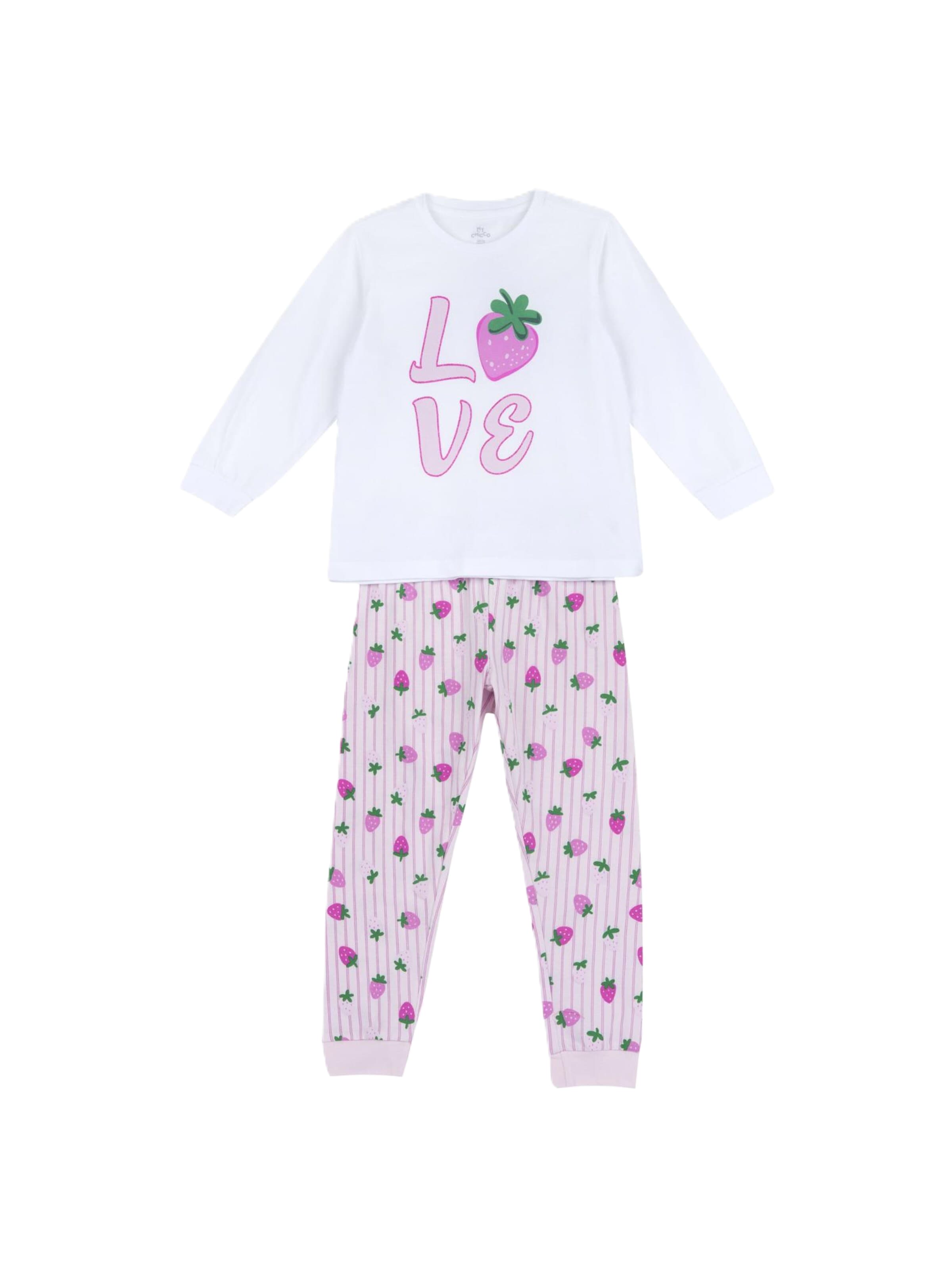 Chicco - Pijama en blanco: frente