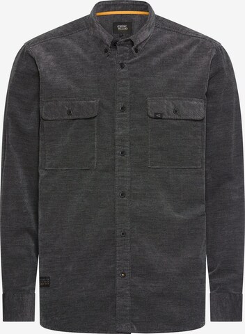 CAMEL ACTIVE Button Up Shirt in Black: front