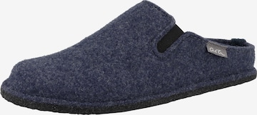 ARA Slippers in Blue: front