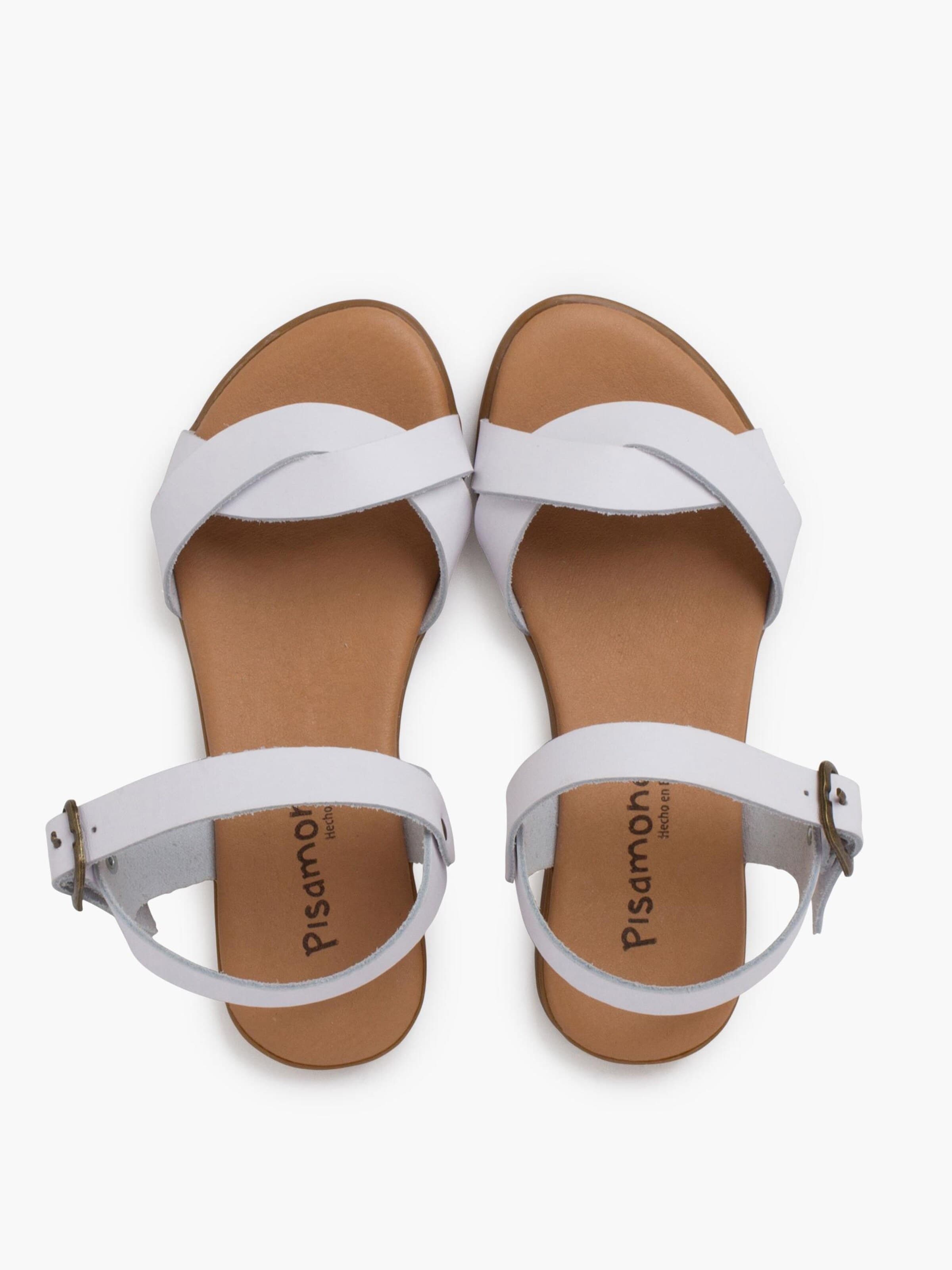 Pisamonas - Sandalias en blanco
