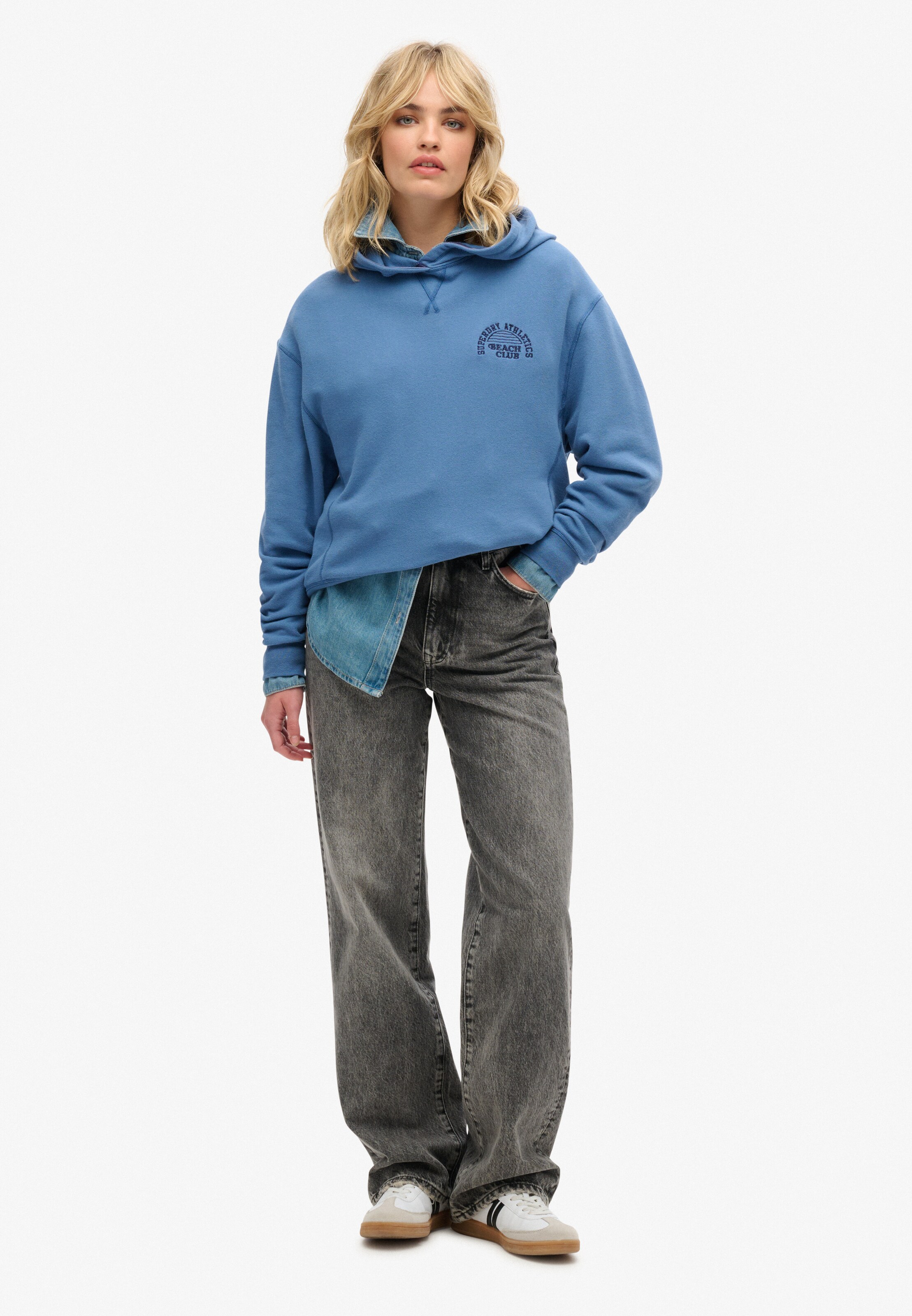 Superdry Sweatshirt in Blauw