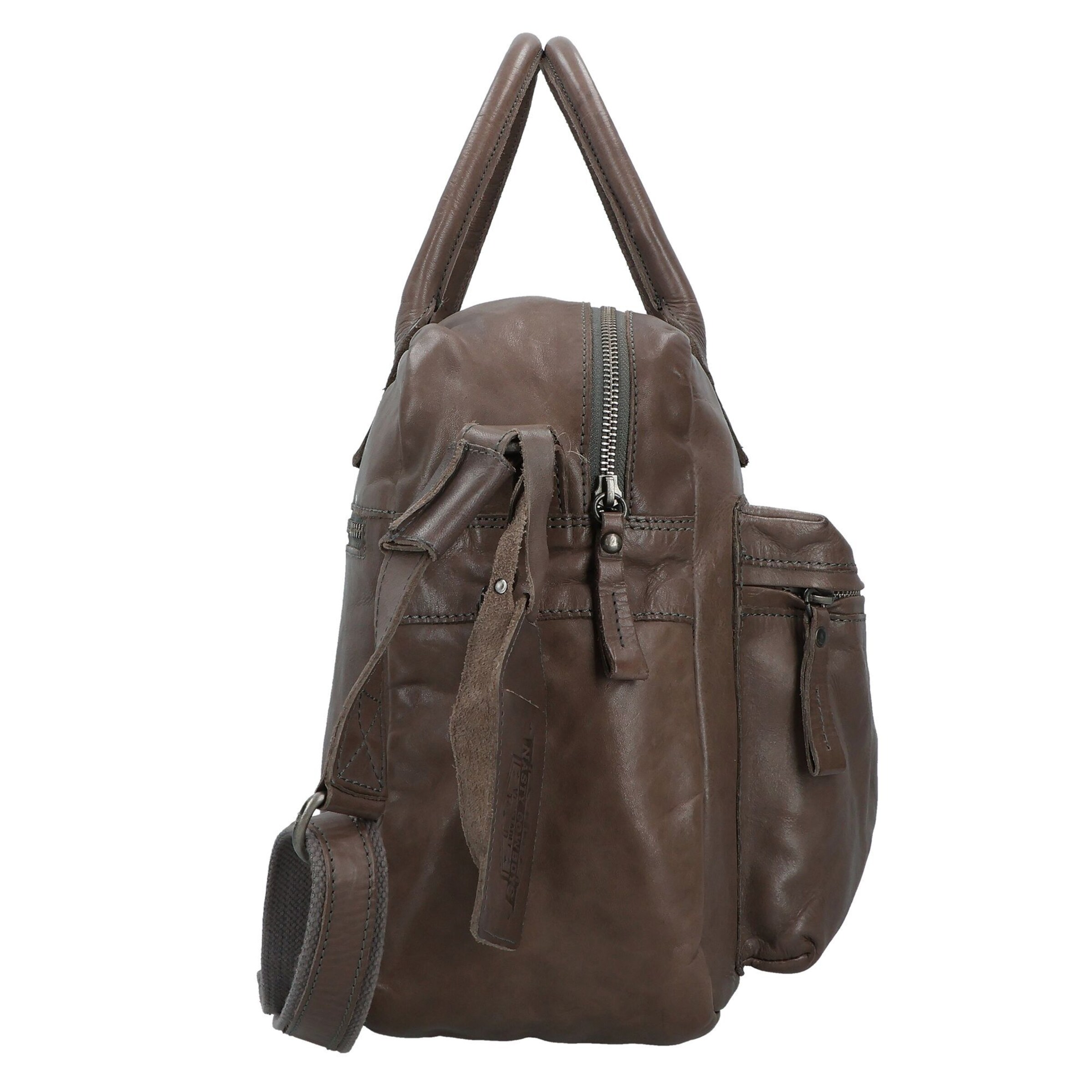 Billy the kid Document bag 'Nasty Cowboys Franklin' in Grey