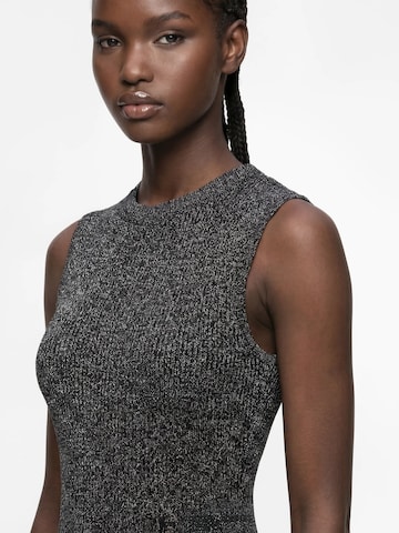 KARL LAGERFELD JEANS - Vestido ' Metallic' em cinzento