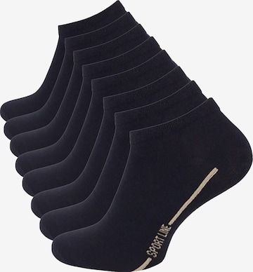 Chaussettes Vincent Creation en noir : devant