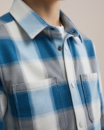 WE Fashion Regular fit Button up shirt in Blue