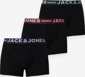 Boxers 'SENSE' JACK & JONES en noir : devant
