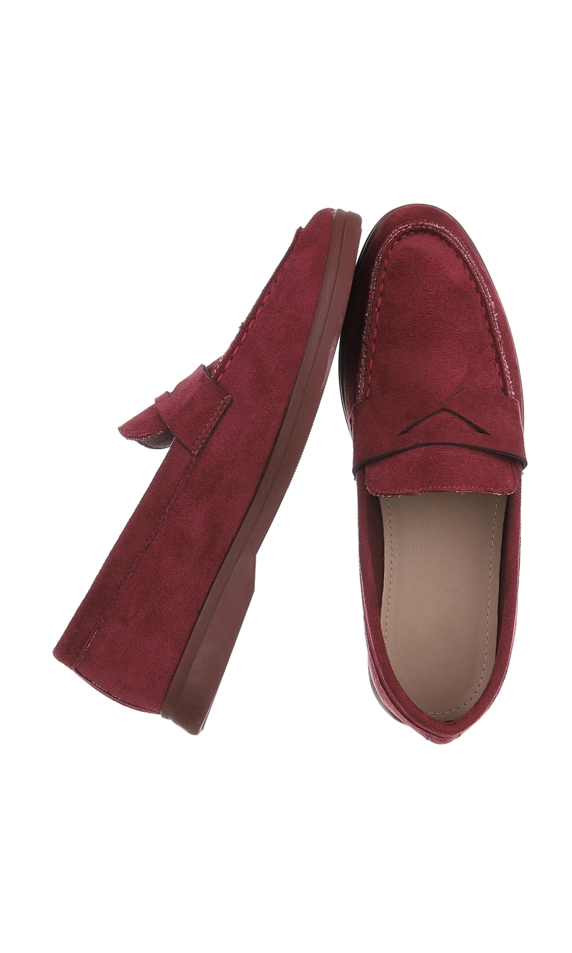 Ital-Design Classic Flats in Red