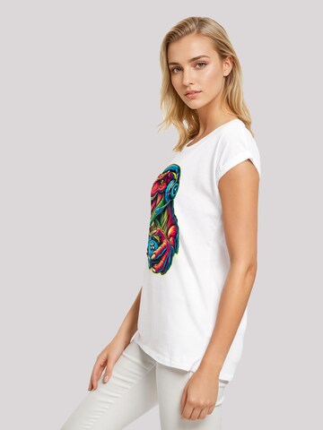 T-shirt 'Dinosaurier Gamer' F4NT4STIC en blanc