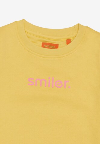 smiler. Sweatshirt in Gelb