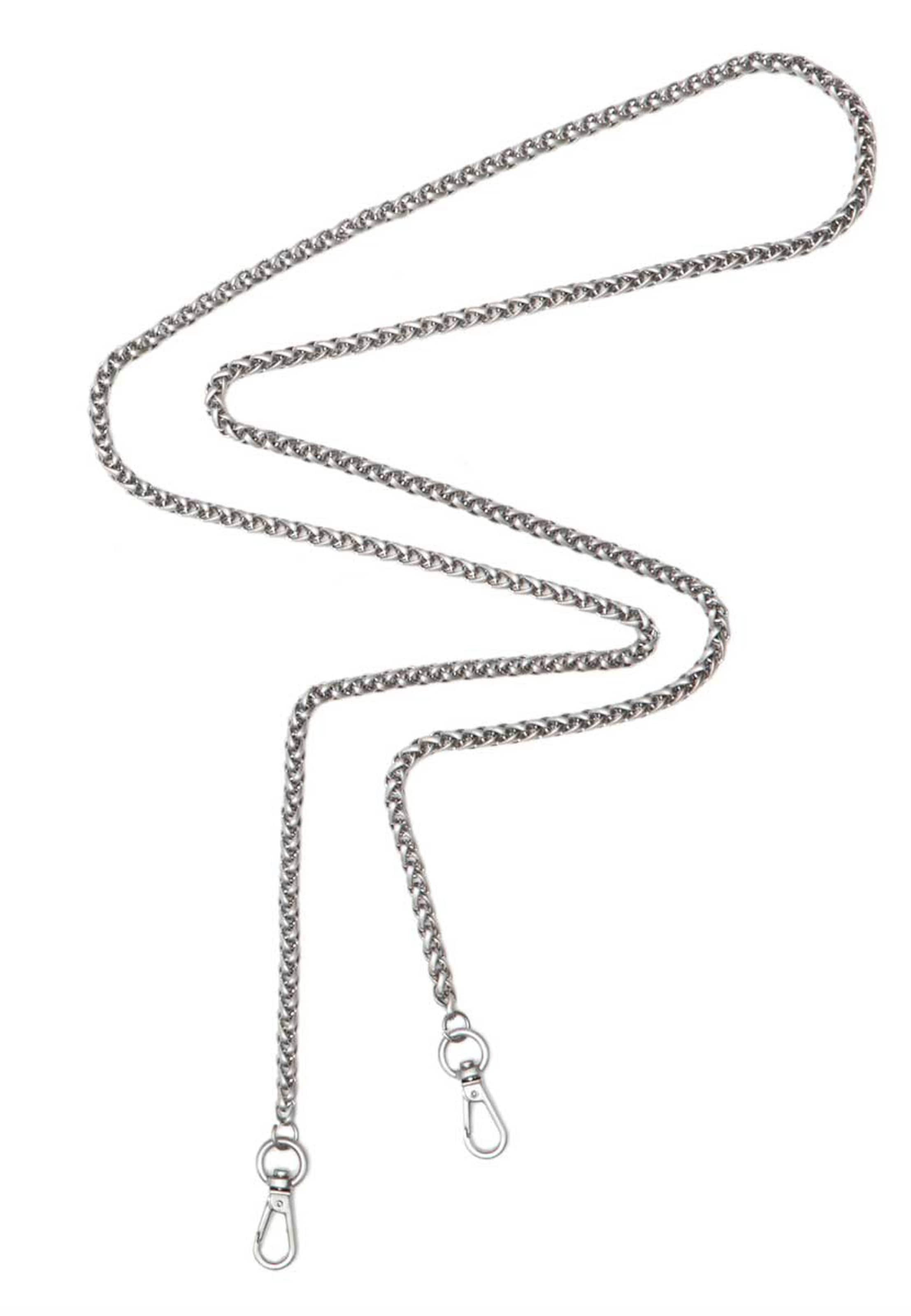 Gretchen Schulterriemen in Silber: Vorderseite