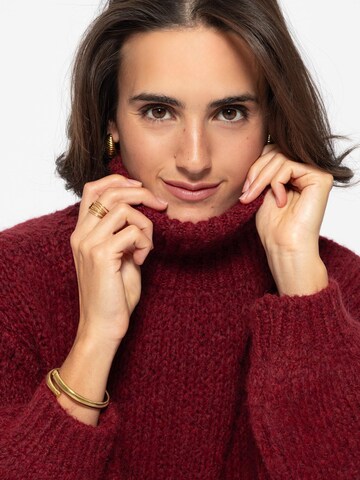 SASSYCLASSY Oversized Sweater in Red